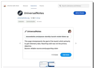 Obtenga notas de la comunidad en todos los sitios web con UniversalNotes: Una herramienta esencial para tus navegaciones Descubre cómo UniversalNotes