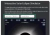 Simulador de eclipse solar interactivo y gratuito en línea Simulador de eclipse solar interactivo y gratuito en línea
