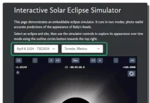 Simulador de eclipse solar interactivo y gratuito en línea Simulador de eclipse solar interactivo y gratuito en línea
